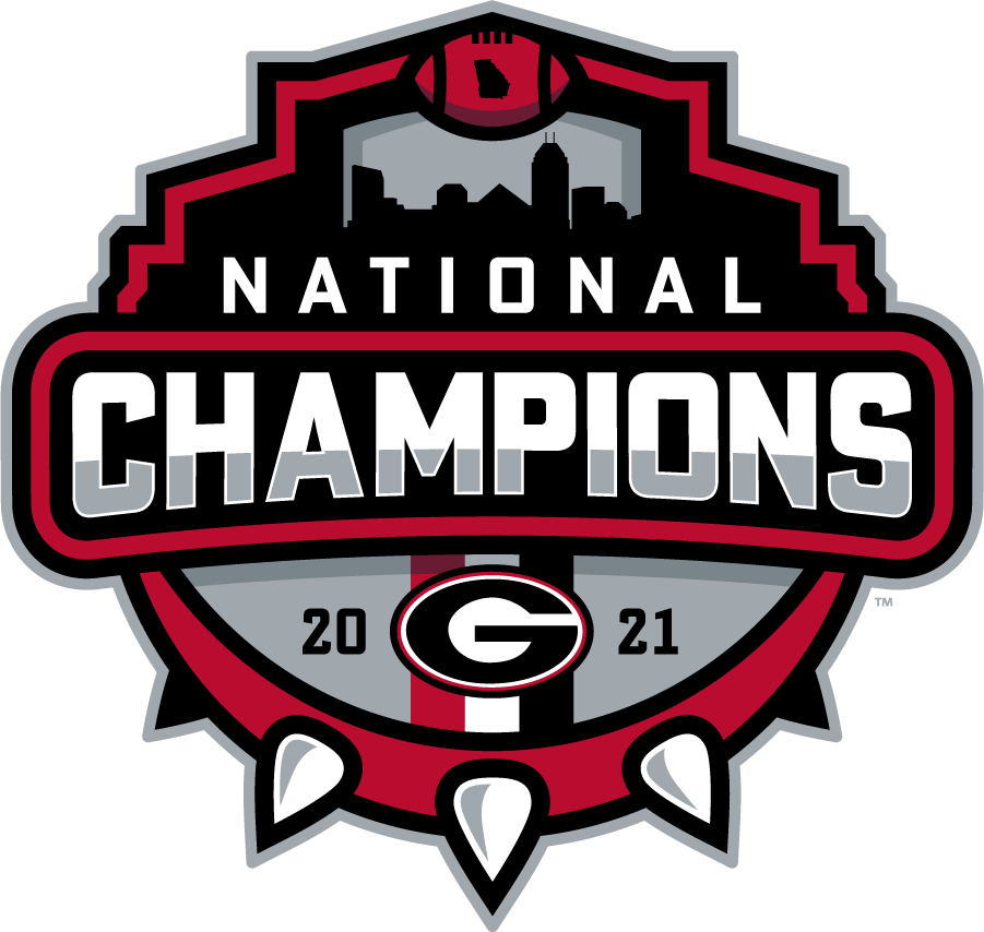Georgia Bulldogs 2021 Champion Logo diy iron on heat transfer...